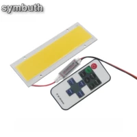 14050mm 20w led cob strip lamp 12v dc super bright rectangle bulb with dimmer warm natural cold white diy light source