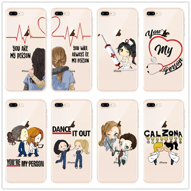 Силиконовый чехол для телефона Greys Anatomy You're My Person iPhone 12 mini 11 pro MAX Se 2020 5s 6S 7 8 Plus X XS XR