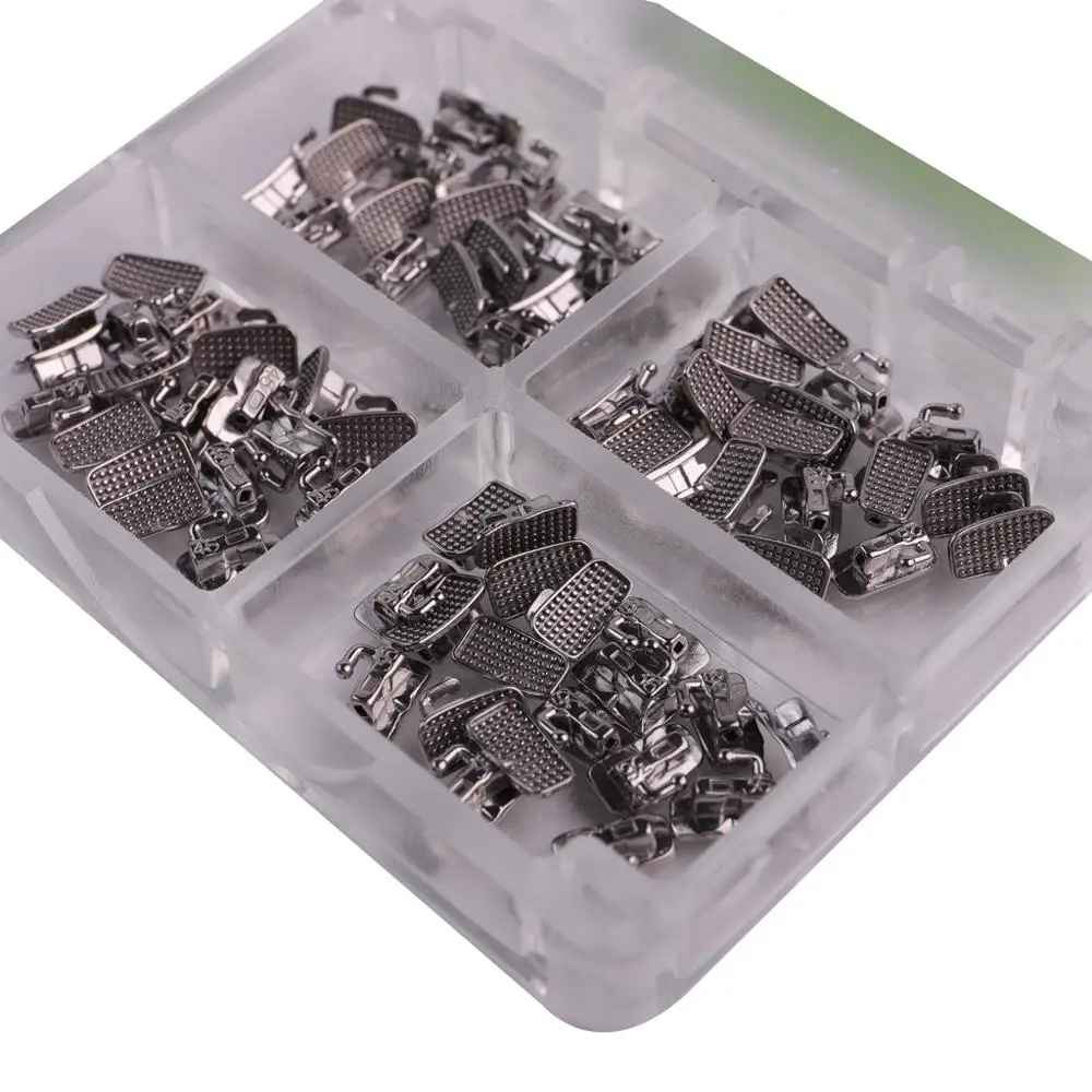 

Cesoon 80Pcs/20Sets Buccal Tube Roth/MBT Type 1st/2nd Molar Orthodontics 022 Non-convertible Buccal Tube