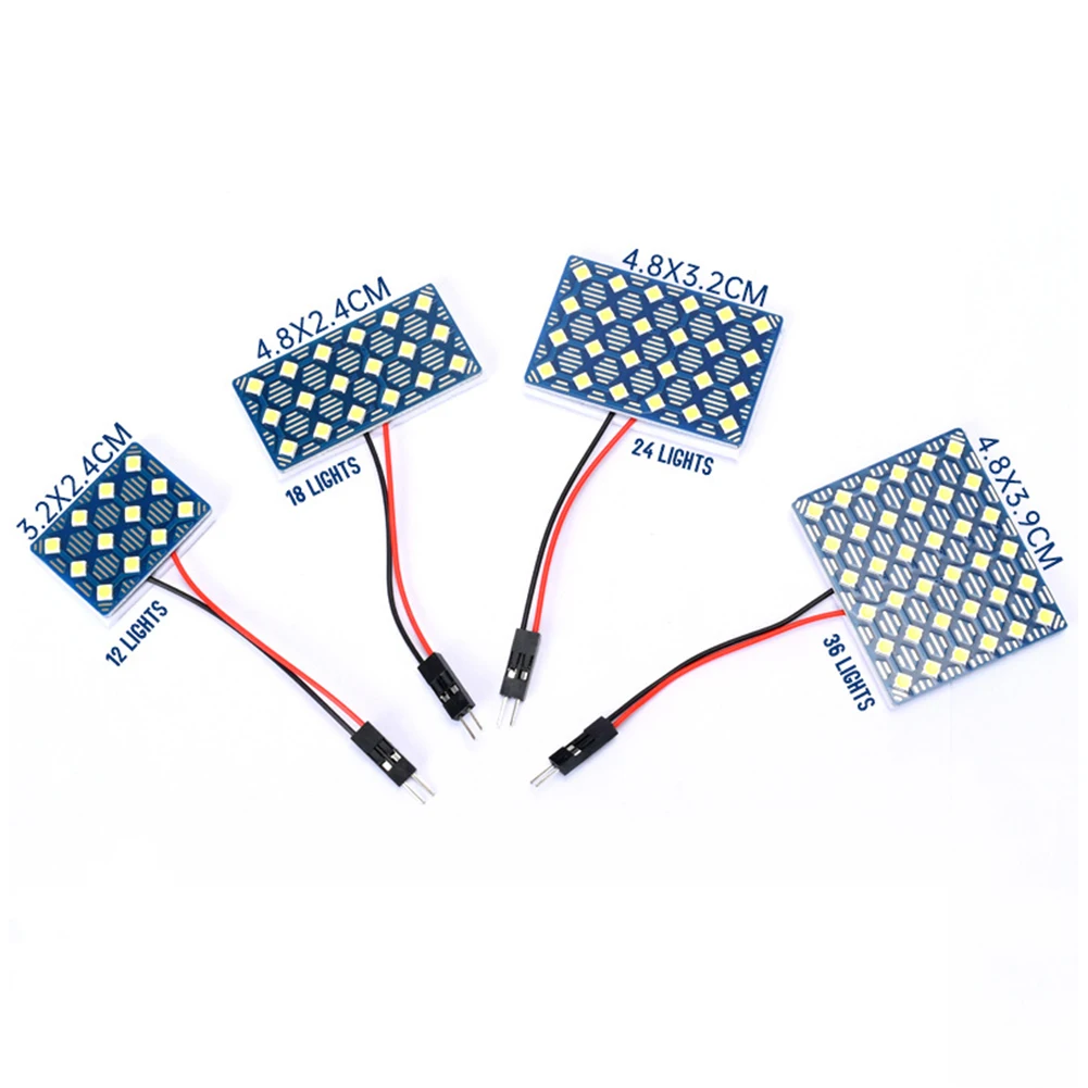 Гирлянда светодиодсветодиодный 12 В 24 3030 12/18/24/36 SMD W5W T10 6500 К | Автомобили и