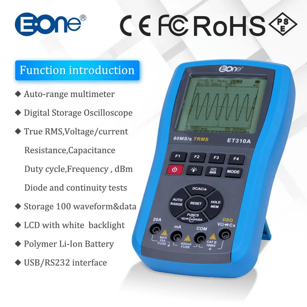 Цифровой осциллограф мультиметр ET310A|oscilloscope handheld|oscilloscope digitaloscilloscope digital multimeter |