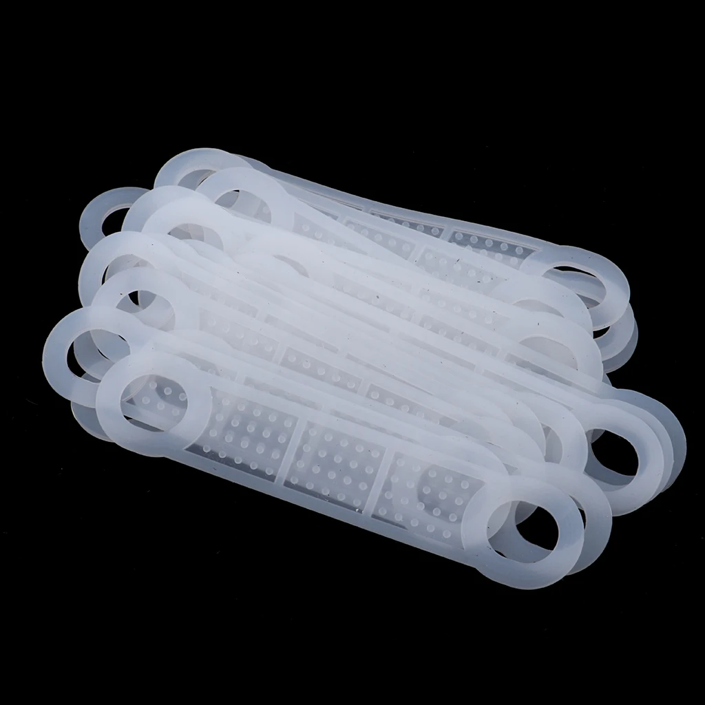 Набор из 50 эластичных Противоскользящих ручек вешалка для одежды Наплечные