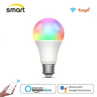 tuya smart light lamp wifi bulb 7w color changing rgb led bulb e27 110v 220v app remote dimmable compatible alexa google home