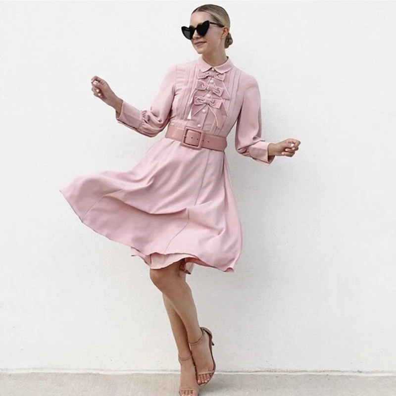 Высокое качество новейшая мода 2019 стильное дизайнерское подиумное Платье