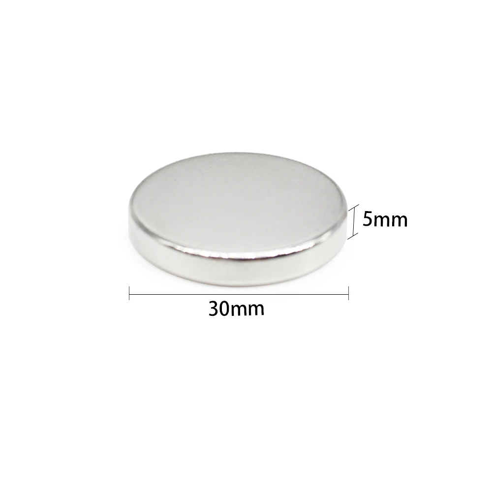 

1/2/5/10/15PCS 30x5 mm Disc Rare Earth Neodymium Magnet N35 Strong Permanent Magnets 30x5mm Bulk Round Search Magnet 30*5 mm