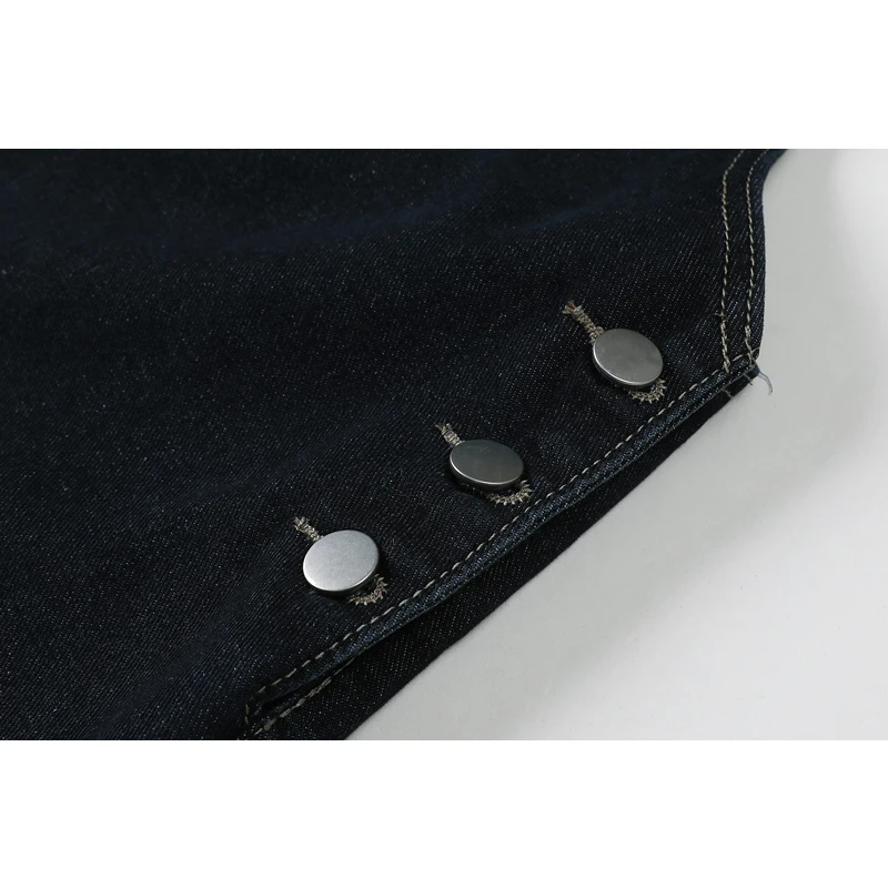 

Summer 2021 Women's Denim Dress Sundress Teen Girls Casual Loose Overalls Female Blue Adjustable Straight Tube Strap Jean Dress