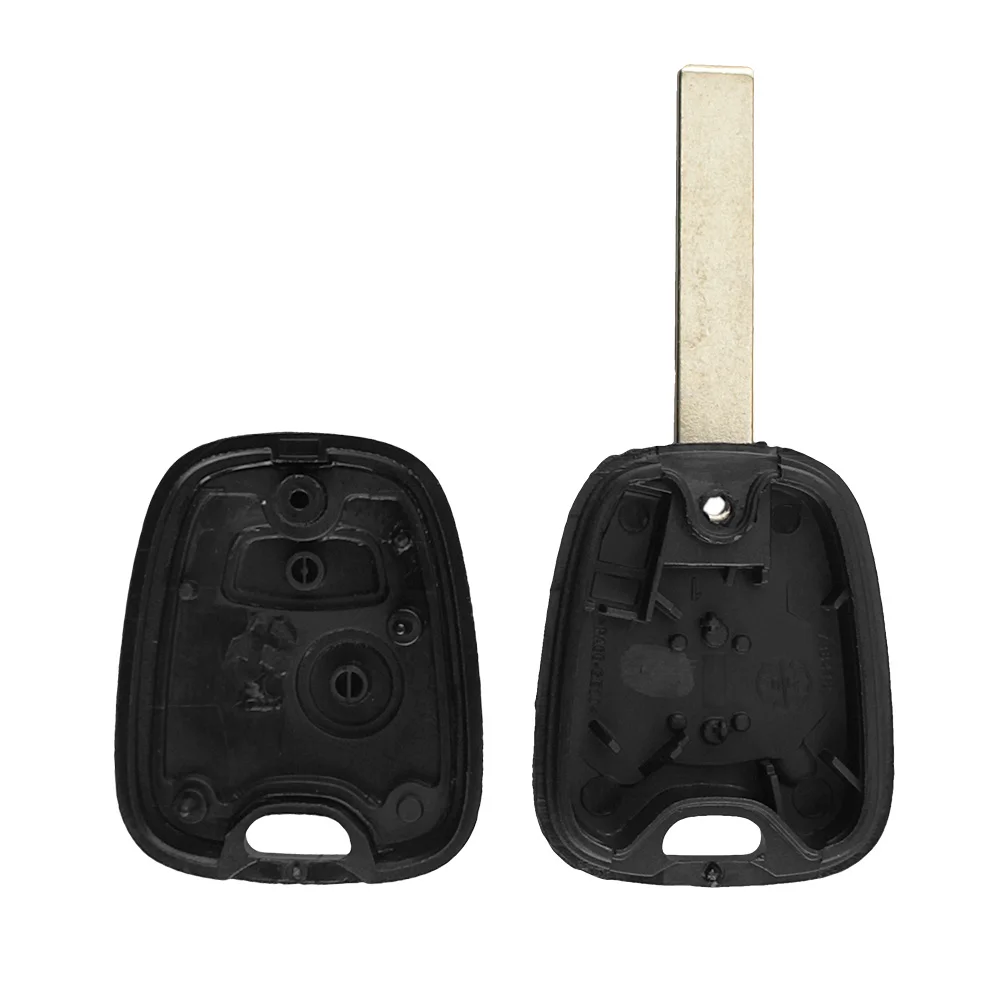 KEYYOU 15X 2 кнопки автомобильный Стайлинг чехол для ключа пустая на боковой стороне