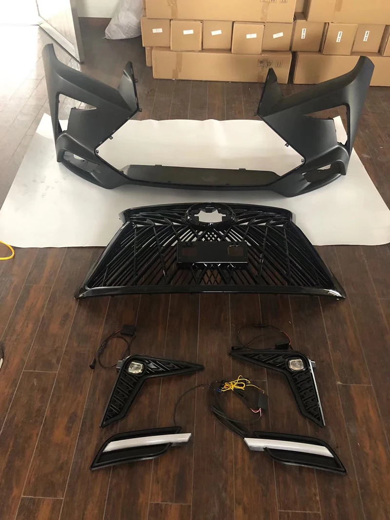 Для Hilux Revo Rocco 2016-2019 комплект кузова автомобиля стильный бампер из полипропилена