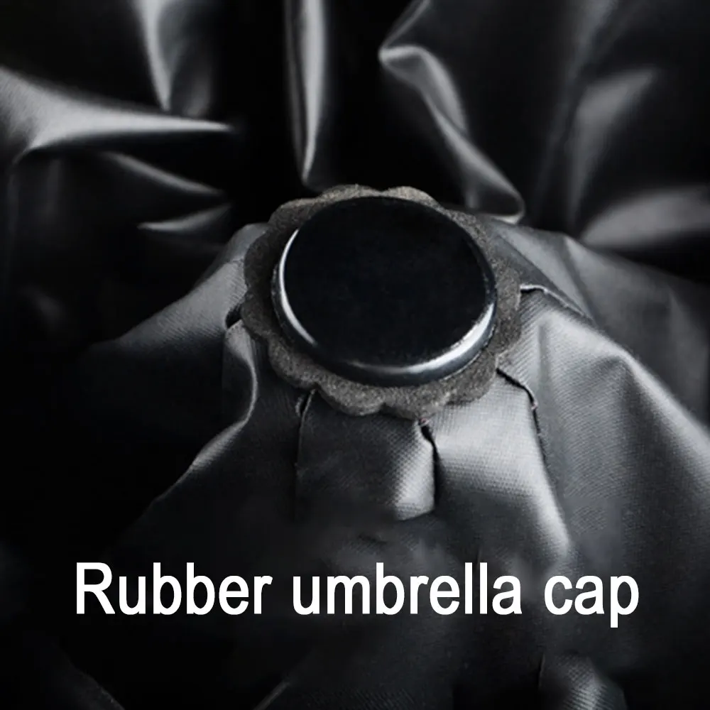 Зонт Sakura складной в три сложения с защитой от УФ-лучей обратная Черная Клейкая