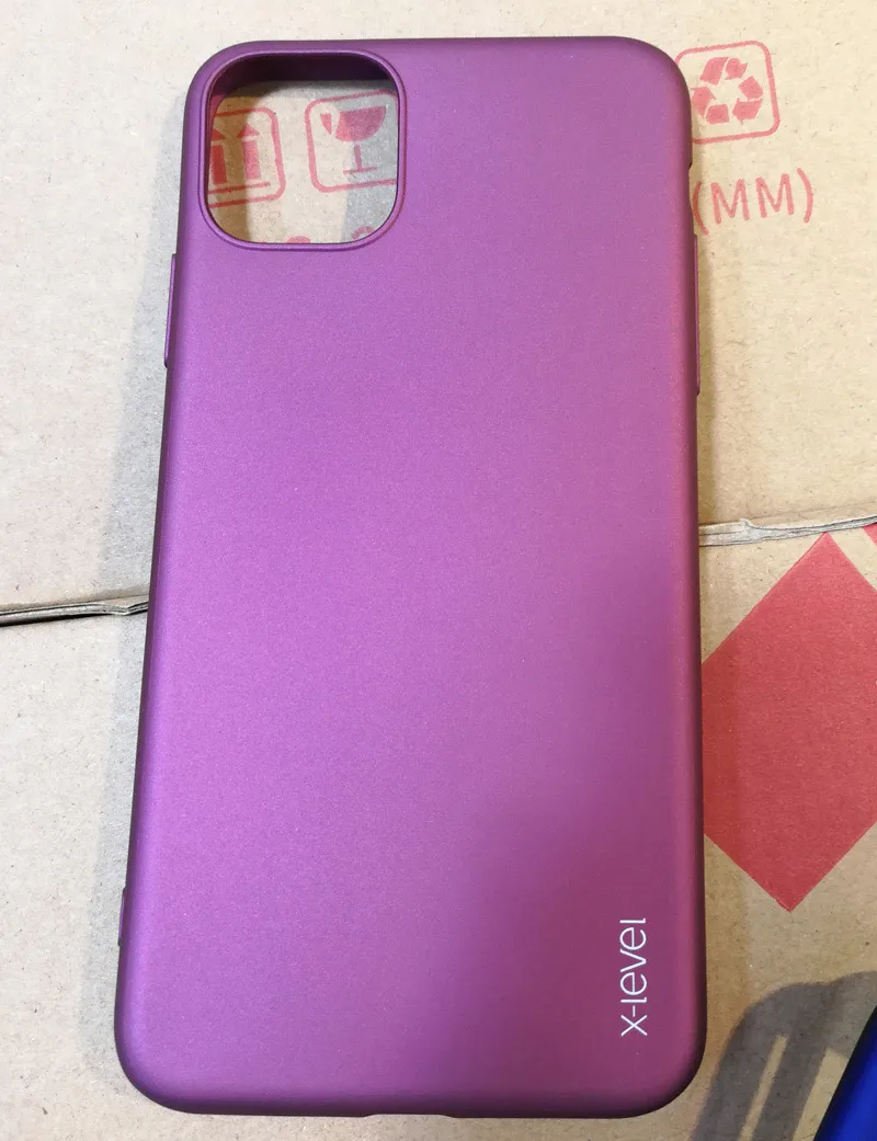 Wine red X-Level Мягкий силиконовый чехол для iPhone 11 Pro Max X Level Ультратонкий матовый ТПУ защитный чехол - Цвет: Wine red