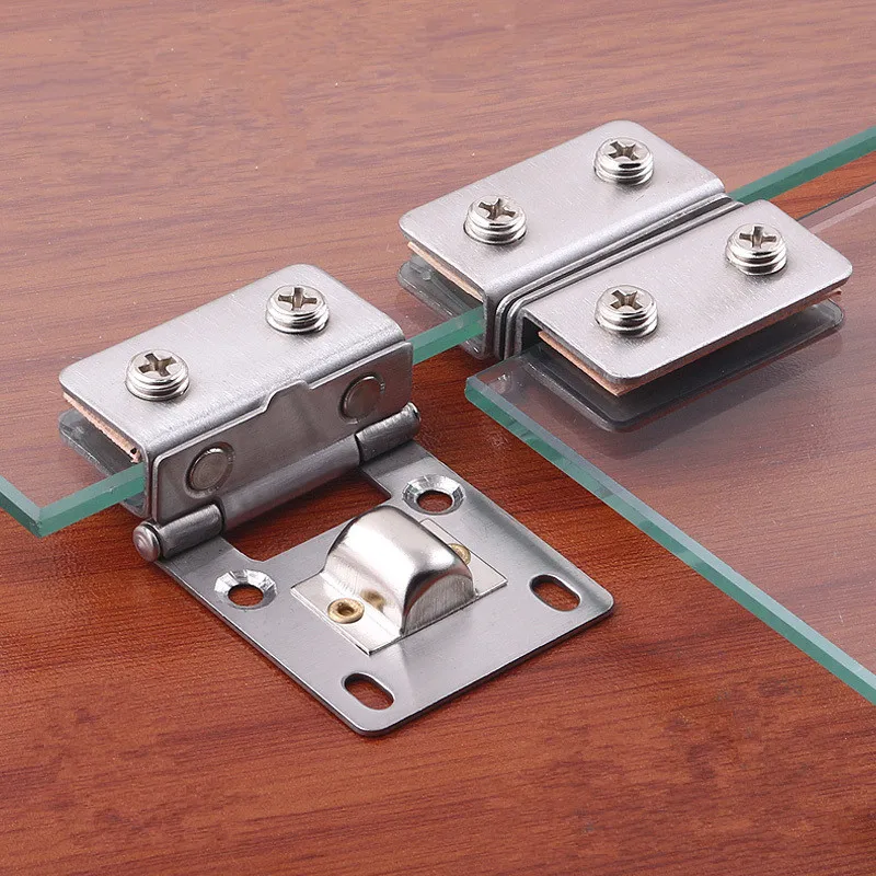 2 шт из нержавеющей стали стеклянные петли для стеклянных дверей зажим винного