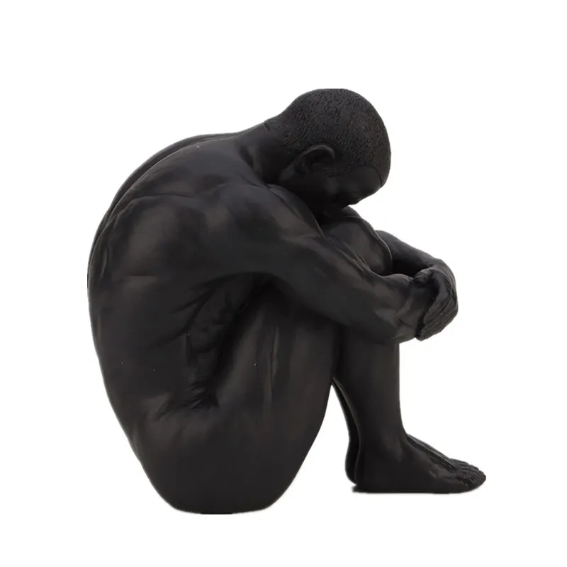 Современные смолы для боди арта обнаженной мужской Скульптура абстрактный