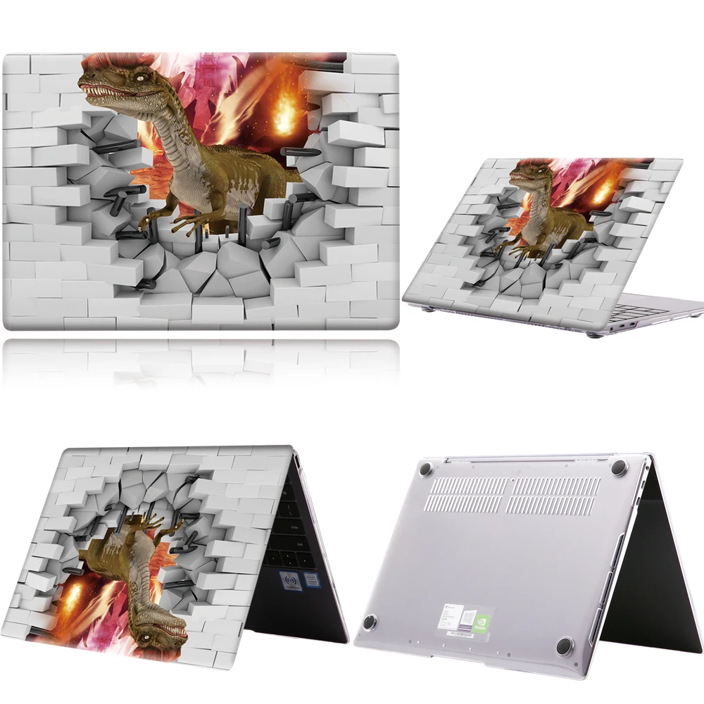 

3D Art-dinosaur Laptop Case For Huawei MateBook 13/13 AMD Ryzen/14/D14/D15/X 2020/X Pro/Pro 16.1/Honor MagicBook 14/15 PC Shell