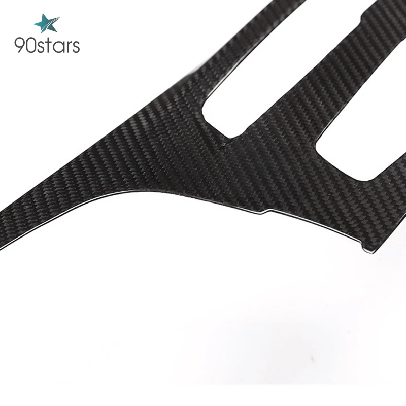 

For BMW 5 Series G38 525Li Real Carbon Fiber Central Control Shift Gear Panel Decorative Paste EPB Button Panel Trim Interior