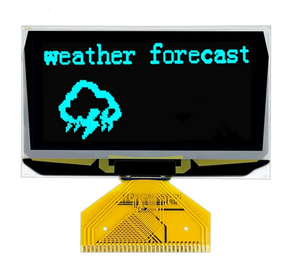 2.42 inch 31PIN SPI Yellow OLED Display Screen SSD1309 Drive IC 128*64 Parallel / I2C Interface | Электронные компоненты и