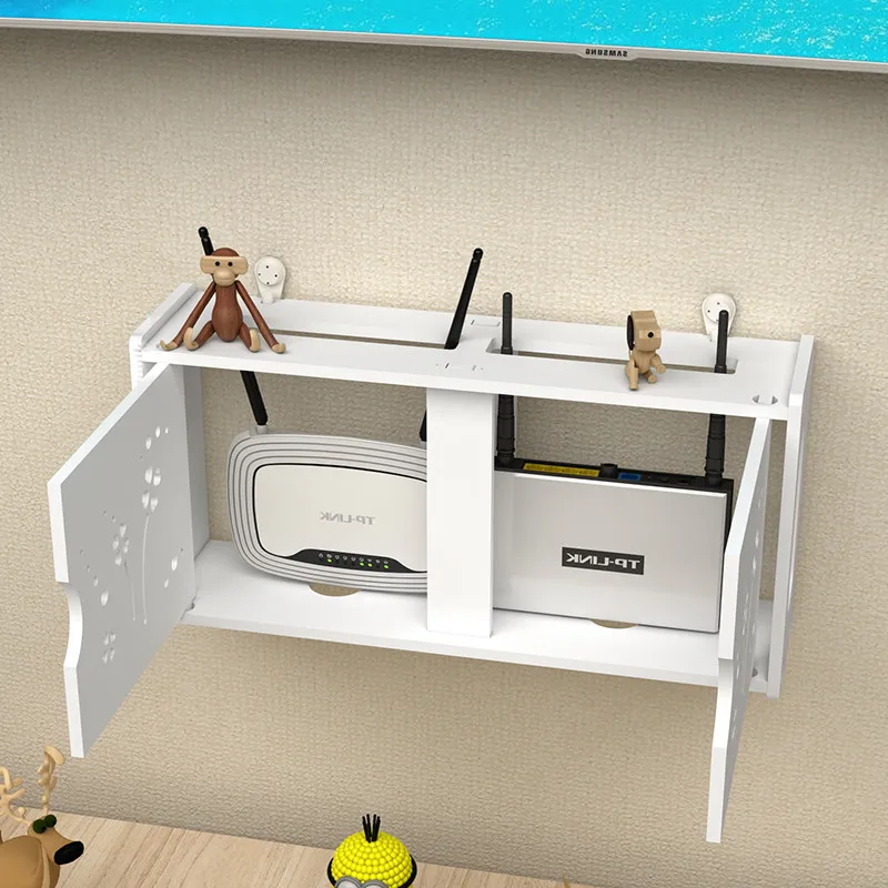 Беспроводной роутер коробка для хранения розетка гостиной Wi Fi настенное ТВ