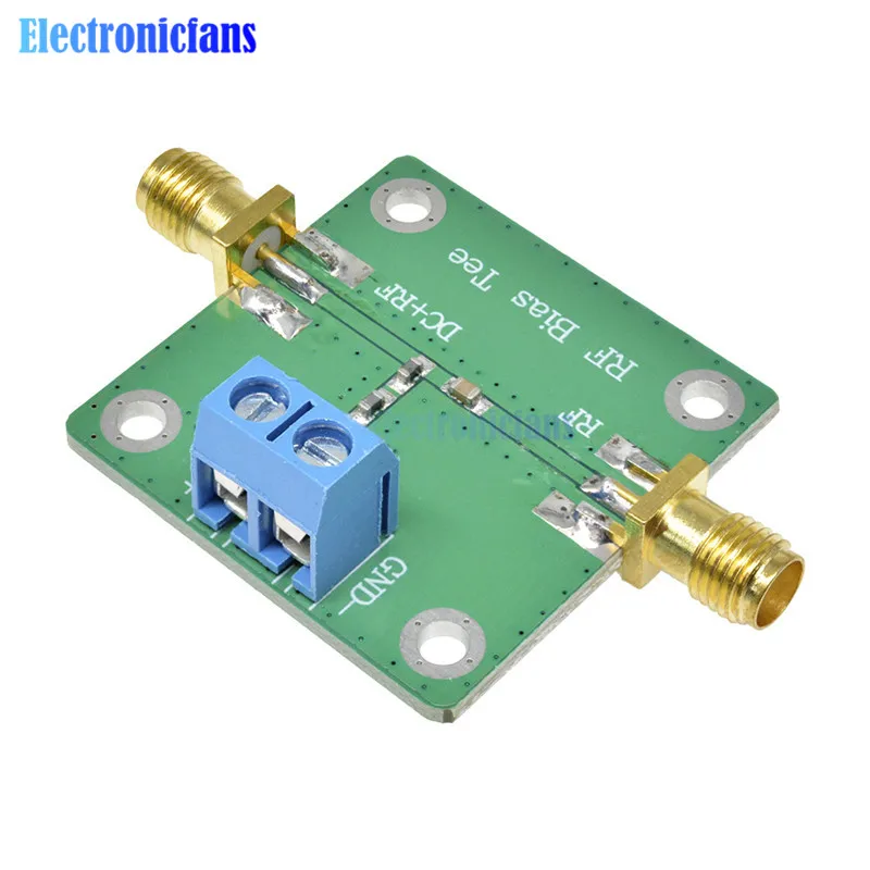 Смещение тройник Широкополосный 10-6000 МГц 6 ГГц РЧ СВЧ DC смещение блокатор для HAM