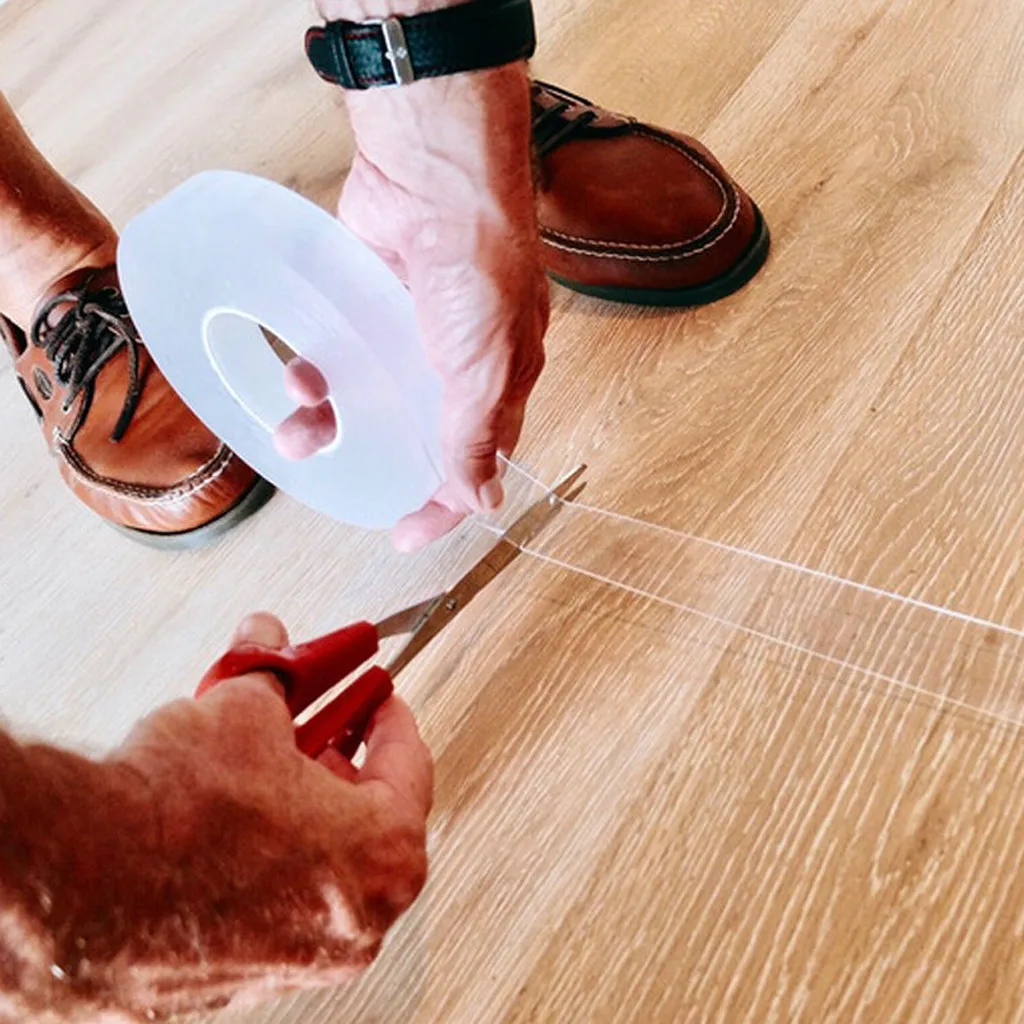 

Multifunctional Double-Sided Adhesive Tape Traceless Washable Removable Tapes Strong Self-adhesive Transparent Tape Seal Tool