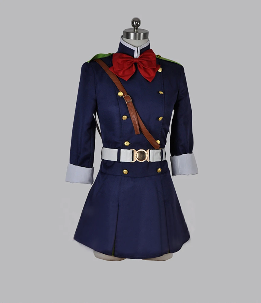 Костюм для косплея сероф из конца униформа униформы Mitsuba Sangu Shinoa Hiragi|seraph of the end|cosplay