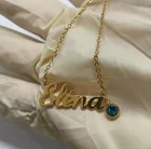 Женское Ожерелье из нержавеющей стали с именем на заказ