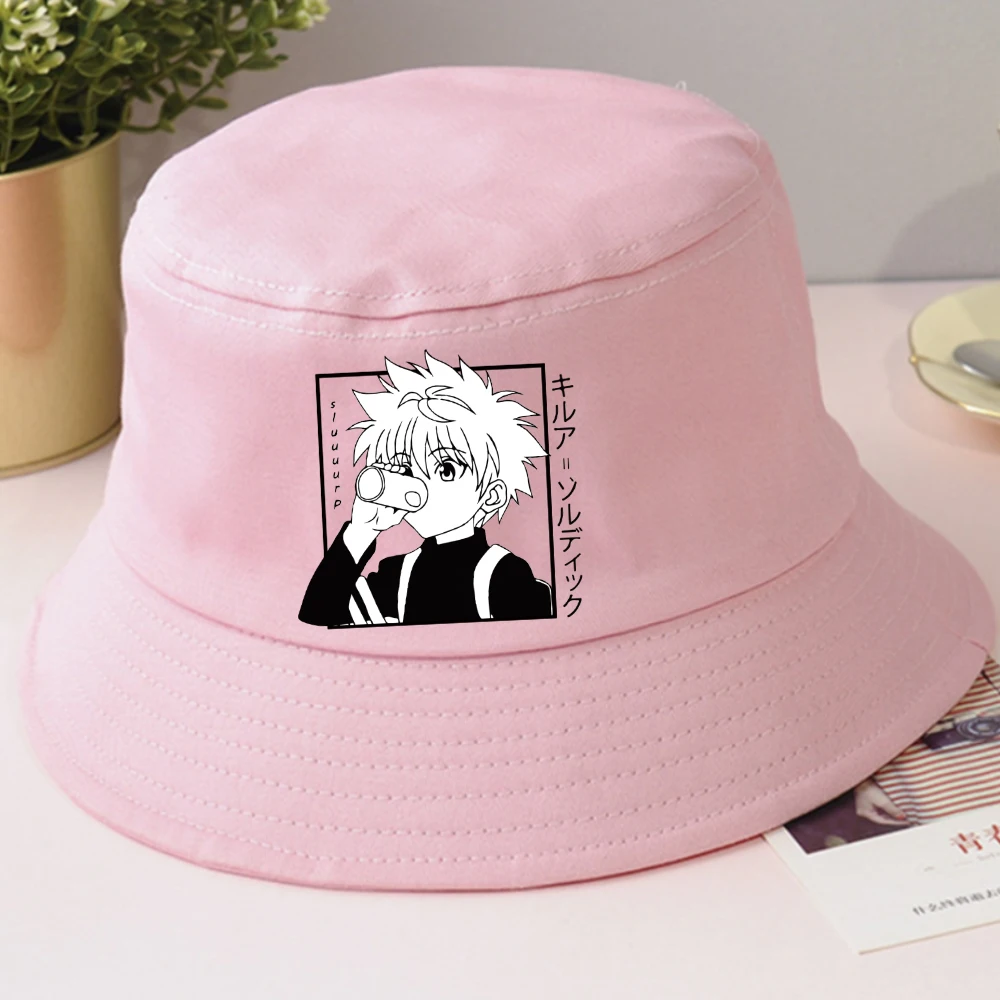 

Anime Hunter X Hunter Bucket Hat Casual Fashion Sunscreen Unisex