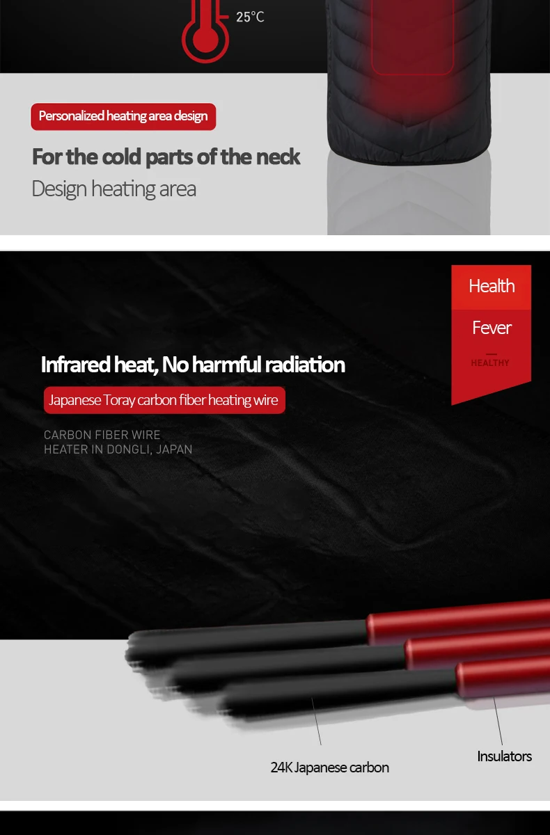 Men Outdoor USB Infrared Heating Vest Jacket Men Winter Electric Thermal Clothing Waistcoat For Sports Hiking