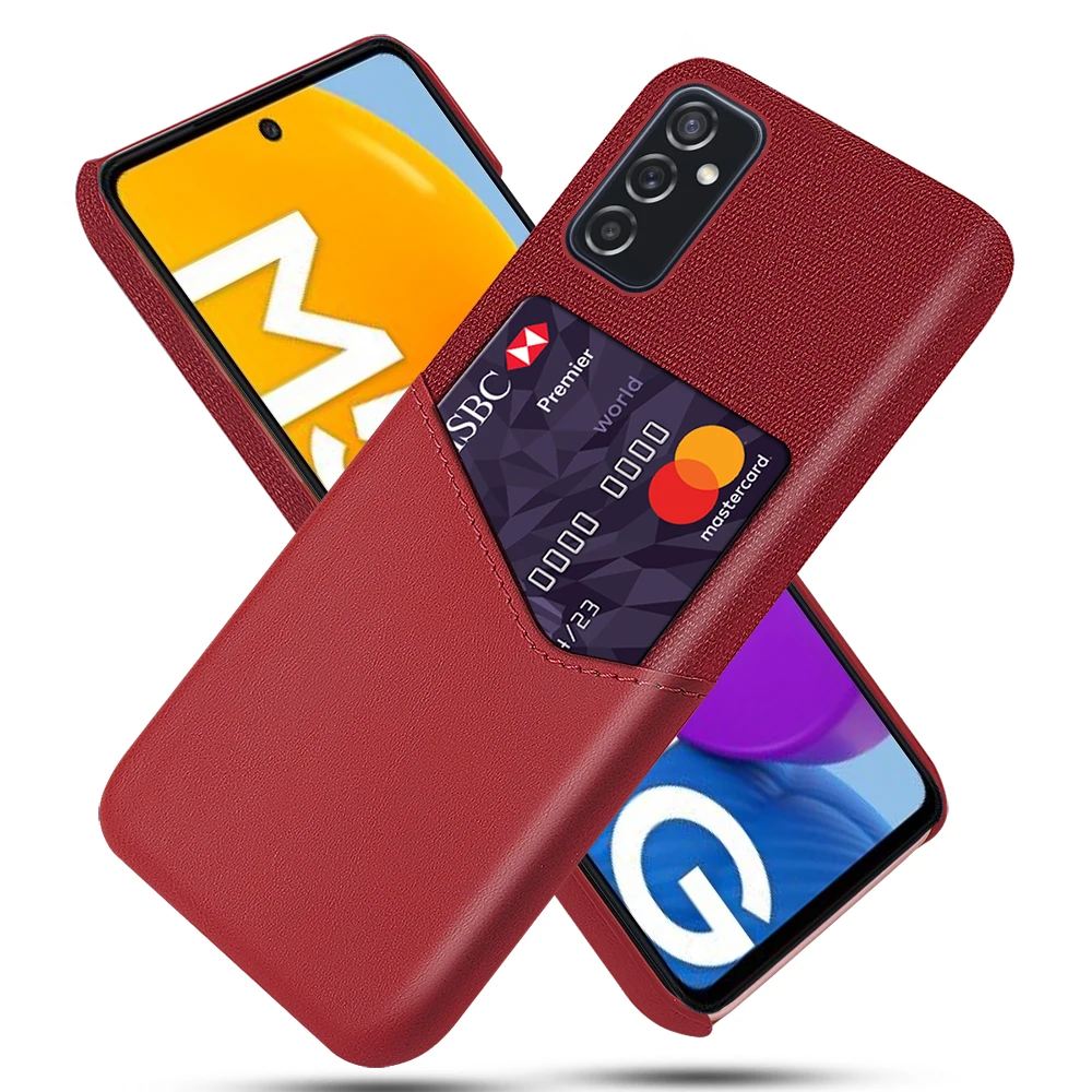 Чехол для Samsung Galaxy M52 5G чехол M42 M32 M22 M12 M51 M31 M21 кредитных карт тканевый | Мобильные
