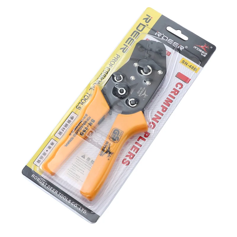 1PC Crimping Pliers SN-02C/SN-48B/SN-06WF Terminal Crimper Alloy Steel Automatic Wire Stripper Electrician Tools | Инструменты
