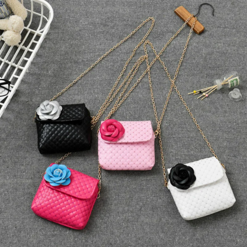 

Korean Kids Mini Purse Kawaii Little Girl Small Coin Wallet Pouch Box Flower Baby Crossbody Bags Money Change Purse Gift
