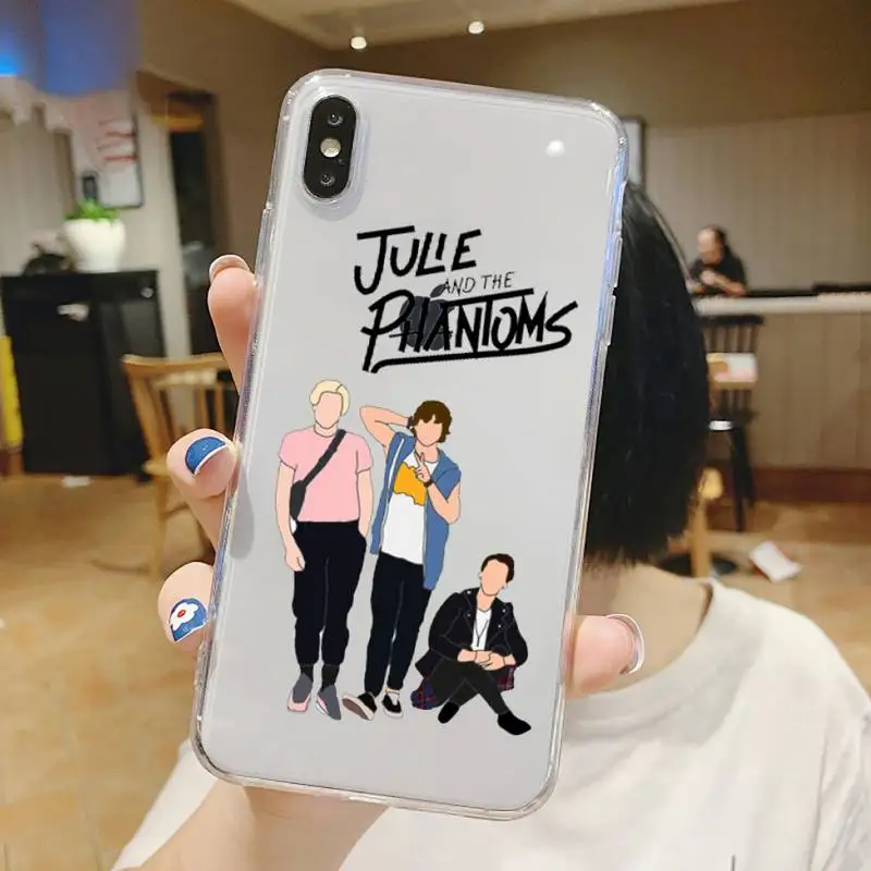 

American TV Julie and the Phantoms Phone Case Transparent soft For iphone 5 5s 5c se 6 6s 7 8 11 12 plus mini x xs xr pro max