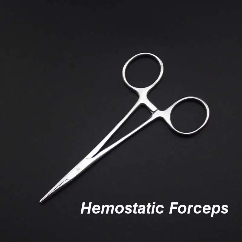 Hemostatic Forceps Freelander 7,0 дюймовый высококачественный набор из 4 предметов ножницы для ухода за домашними животными ножницы для кошек и собак прямой СГИБ набор - Цвет: Hemostatic Forceps