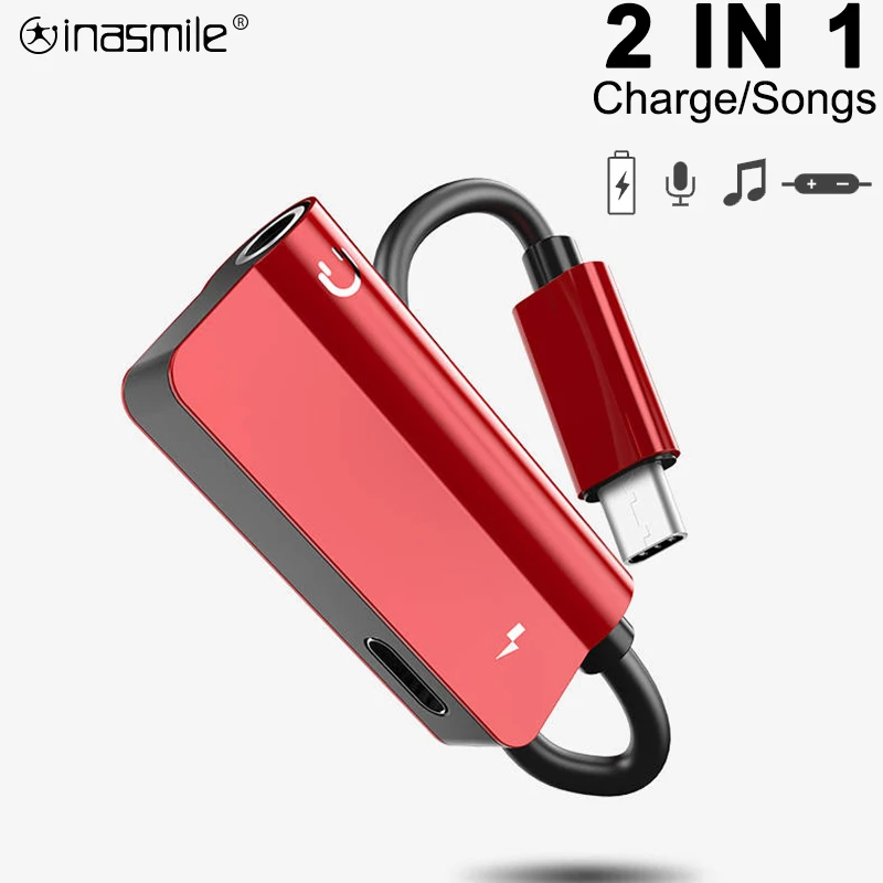 Адаптер для наушников 2 в 1 с USB Type C на 3 5 мм Leeco Le Max 2/Pro S3 Aux | Мобильные телефоны и