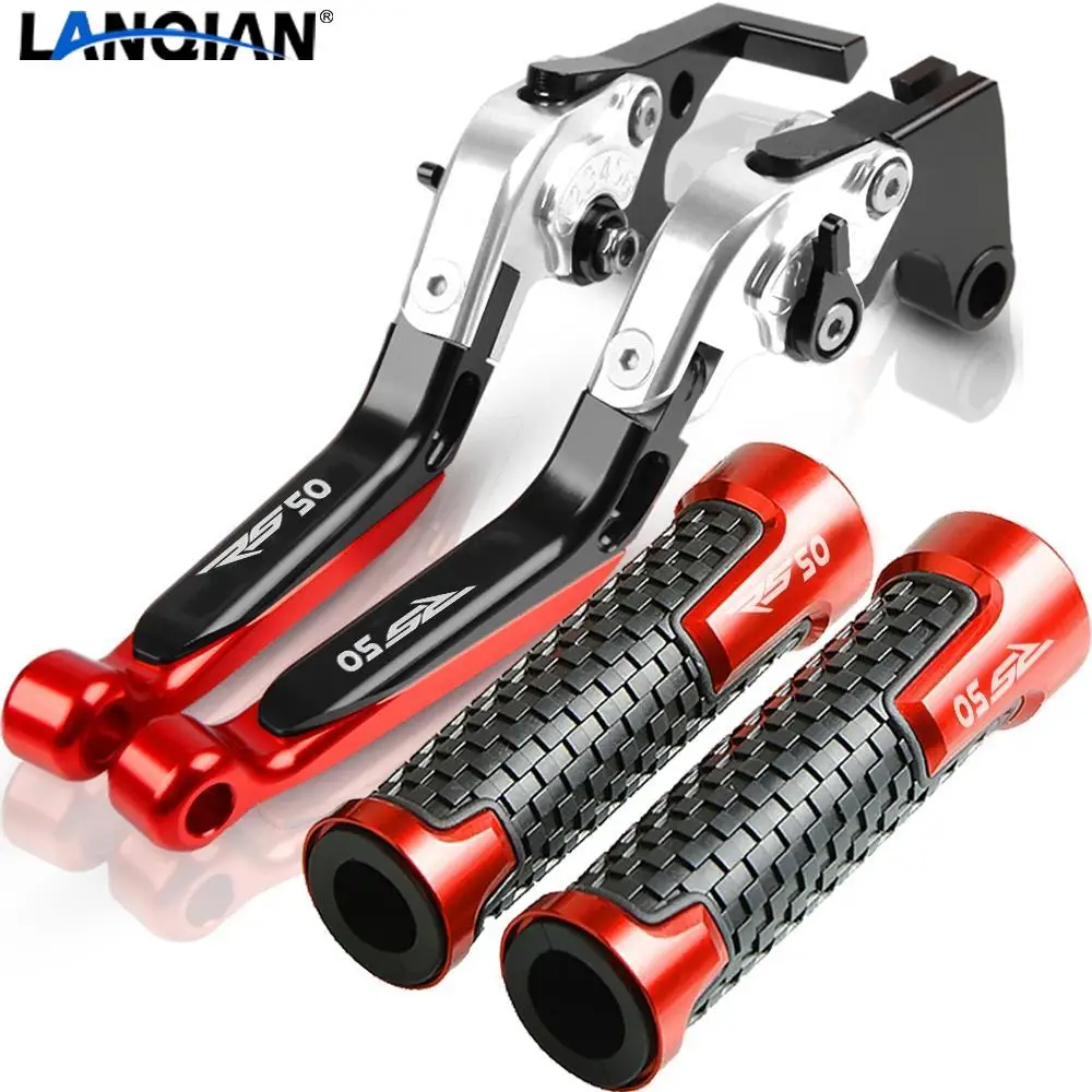 

Motorcycle Grips RS50 Handle Grips Handlebar Brake Clutch Levers For APRILIA RS50 RS 50 1999 2000 2001 2002 2003 2004 2005