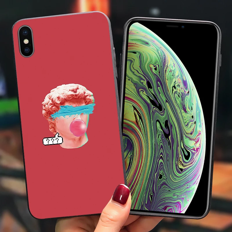 Дэвид статуя высококачественный защитный чехол для OPPO Рено Ace K5 2Z 2F A5 caracasa R11 R15 R17