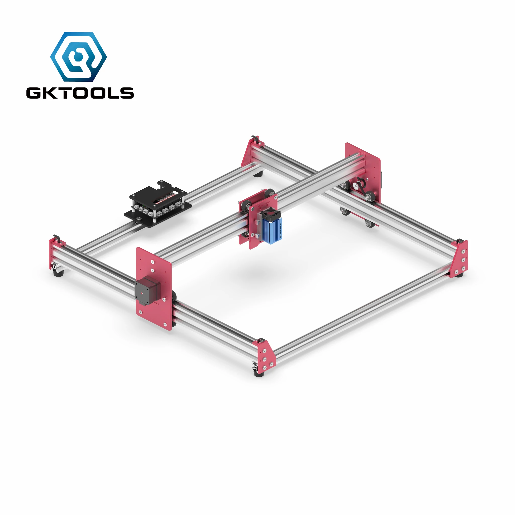 

GKTOOLS® 45*45cm DIY Personal Desktop All-Metal Laser Engraver Machine CNC GRBL PWM Control Wood Router Laser Power adjustable