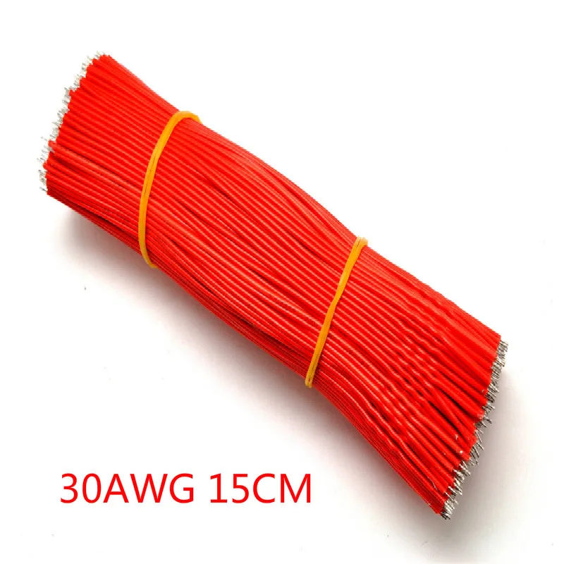 1 пара (= 100 шт.) 30AWG 150 мм длина 15 см соединительный оловянный провод сделай сам