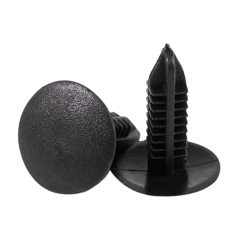 5 мм x Диаметр отверстия черные пластиковые заклепки застежка зажимы 48 шт |