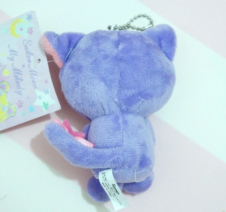 Аниме Сейлор Мун 25-годовщина Luna Cat плюшевая кукла 3 5 &quot мягкие игрушки подвеска