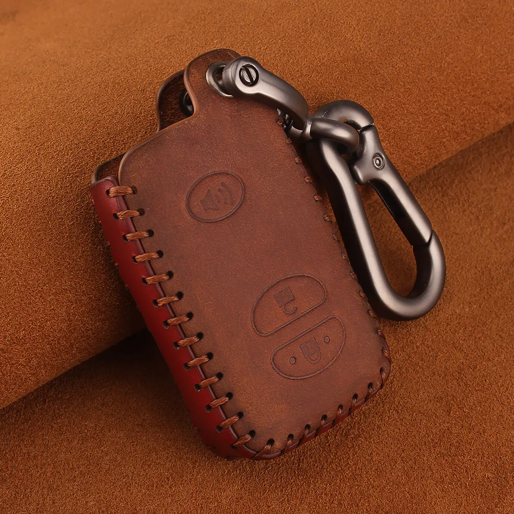 3 buttons Brown KEYYOU 4 кнопки дистанционного управления автомобиля смарт ключ чехол для TOYOTA Avalon Camry Corolla Highlander Hybrid RAV4 Sequoia Venza Prius - Название цвета: 3 buttons Brown