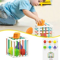 new colorful shape blocks sorting game baby montessori learning educational toys for children bebe birth inny 0 12 months gift