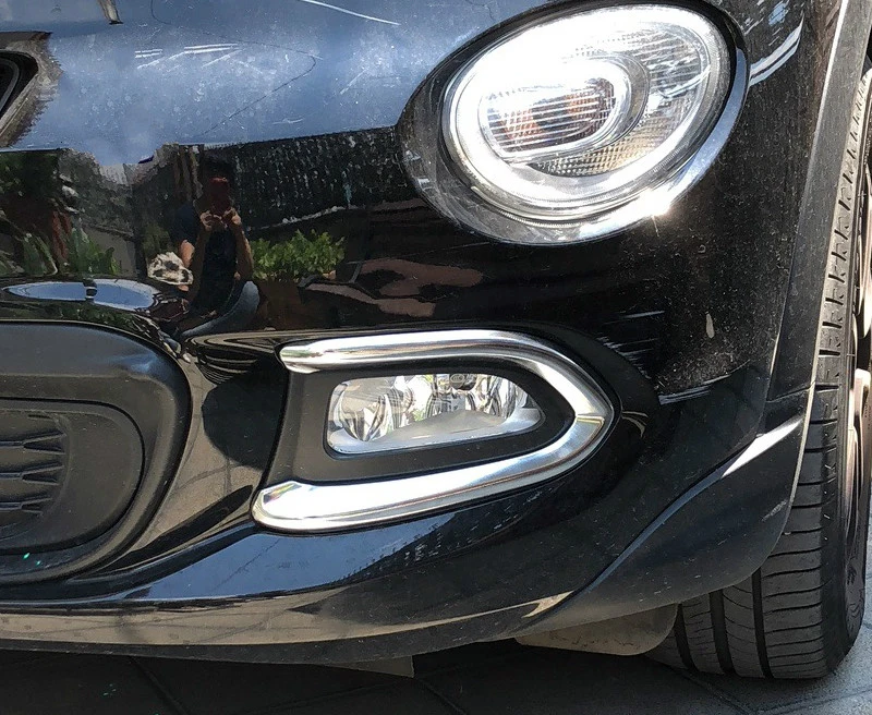 KOUVI 2 шт. ABS хромированный передний противотуманный светильник онарь крышка