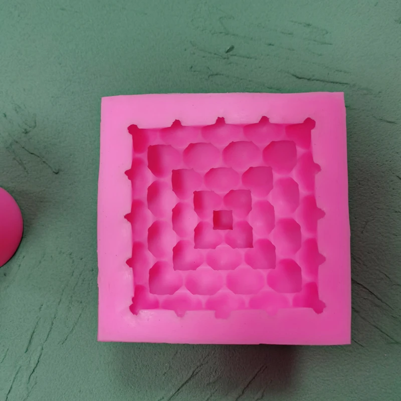 DIY Boho Стиль Пирамида пузырь куб свеча силиконовые формы геометрические 3D форма |