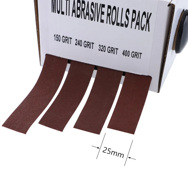 Abrasive Paper Sandpaper with Dispenser Drawable Emery Cloth Roll Metal Glass Carpentry Sand L9 #2 | Инструменты