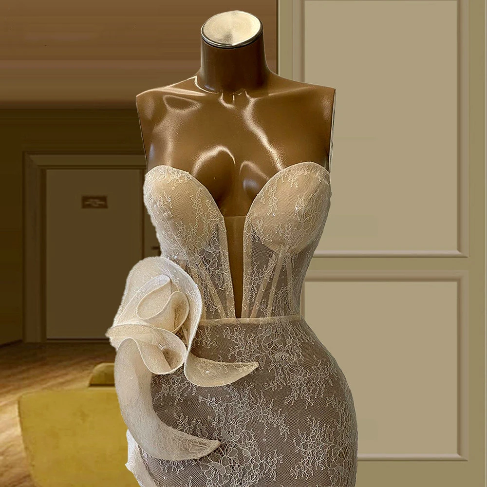 

YILIBER Evening dresses 2021 vintage vlack pearls long sleeves evening gowns beading prom dresses for women short dresses