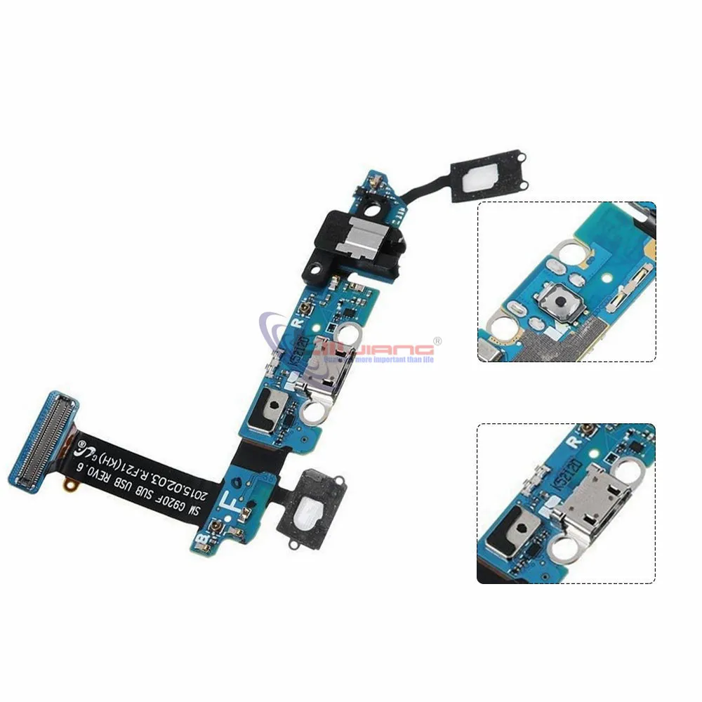 Оригинальный штекер зарядного устройства USB для Samsung S6 G920 G920F гибкий кабель