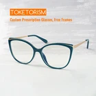 Toketorism анти синего цвета светильник очки Для женщин высокое качество по рецепту очки оправы для очков 2502