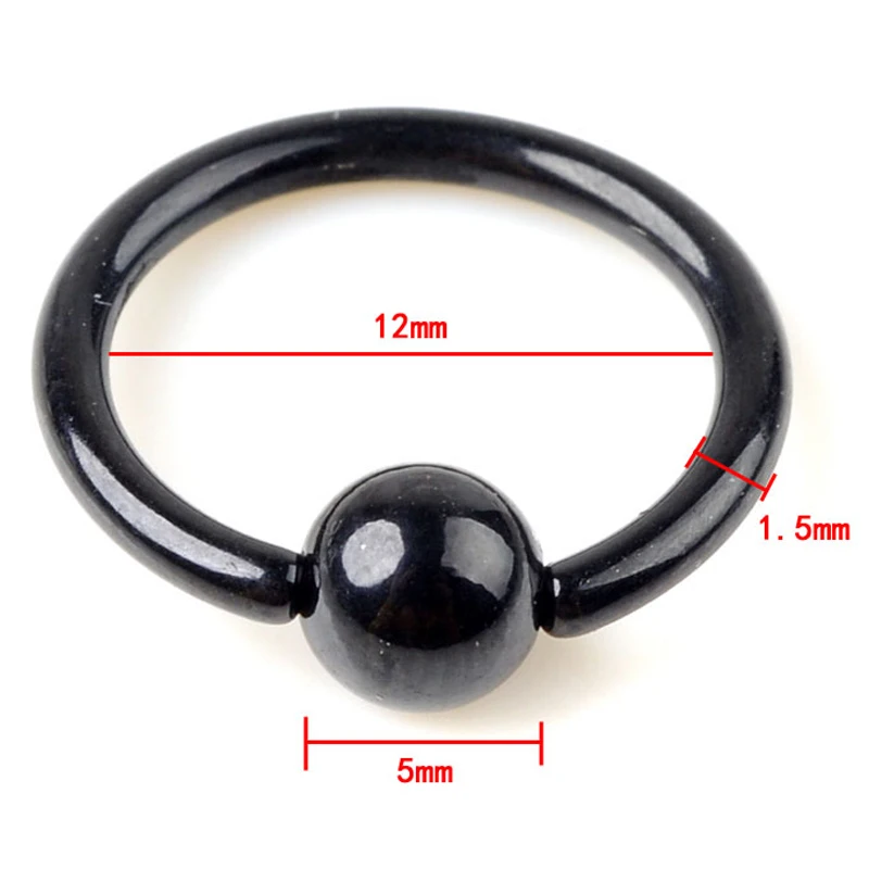 20 шт./лот 316L кольца из нержавеющей стали для пирсинга губ носа ушей пупка Кольца