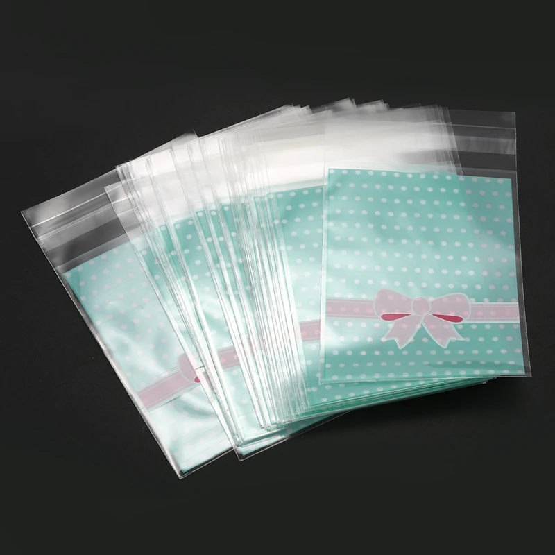 50 в 1 сумка с голубым бантом для конфет Сладкого печенья | Багаж и сумки