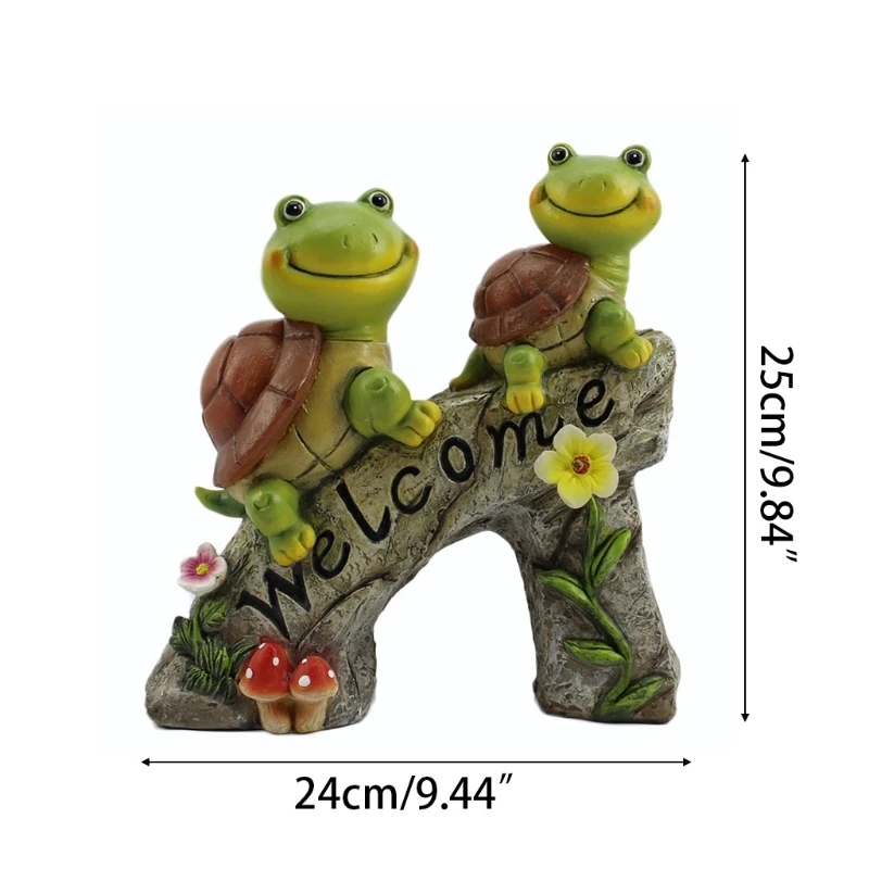 

Tree Climbing Little Turtle Statue Solar Powered Garden Ornament Lighting Sculpture Cute Cartoon Decoration Gardening