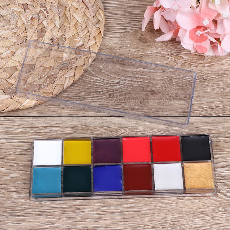 Набор красок для боди-арта и грима 12 цветов |